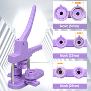 Button Maker Machine - Button Machine - Button Badge Maker - Badge Pin Maker - Manual Machine - 25Mm, 32Mm, 58Mm - Purple