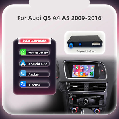 Carplay Interface – Android Auto Adapter – Carplay Dongle – Auto Multimedia Module – Audi MMI 2G Variant – Draadloos CarPlay & Android Auto – AirPlay en Mirror Link Support - QUORE