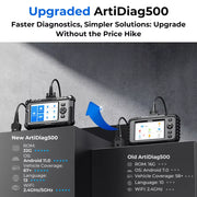 TOPDON ArtiDiag500 Car Diagnostic Tools OBD2 Scanner Engine/ABS/SRS/Transmission Automotive Tool OBD2 Code Reader Free Update - QUORE