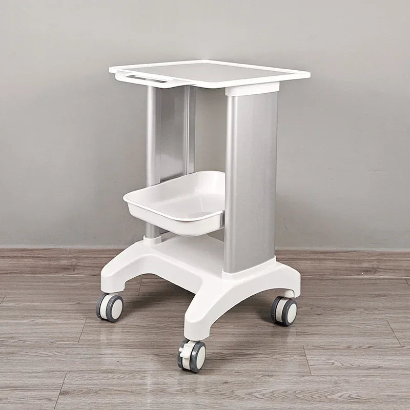 Salonwagen Multifunctioneel – Opbergtrolley – Werkplaatswagen – Schoonmaakwagen – Trolley met Wieltjes – Kunststof Lichtgewicht – Compact Formaat Ivory