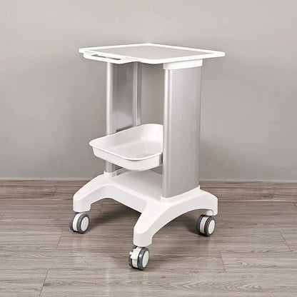 Salonwagen Multifunctioneel – Opbergtrolley – Werkplaatswagen – Schoonmaakwagen – Trolley met Wieltjes – Kunststof Lichtgewicht – Compact Formaat Ivory