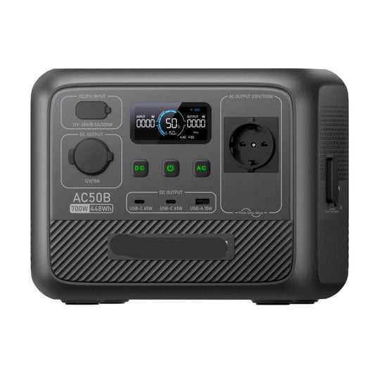 Powerstation – Draagbare Accu – Mobiele Stroomvoorziening – Back-up Batterij – 448Wh Capaciteit – 700W Output