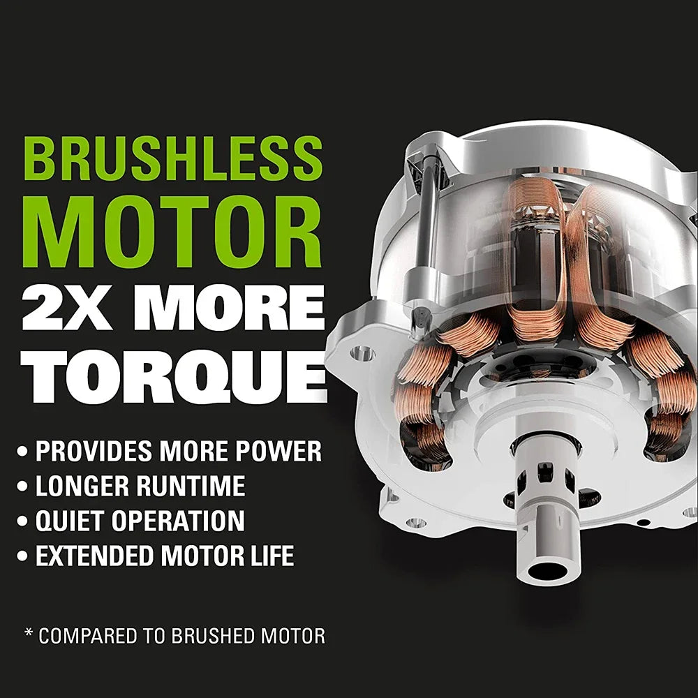 Elektrische Kettingzaag – Accuzaag – Tuinzaag – Oplaadbare Zaag – 40V Brushless Motor – 16-Inch Oregon Zaagblad – Auto-Oliesysteem