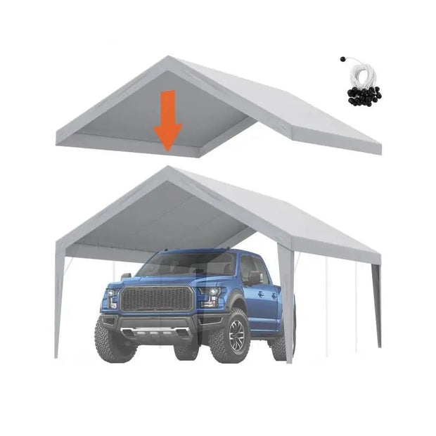 Garagetent - Tent - Partytent - Carport Tent - Carport Tent - Garagetent - Vervangende Garagetent - 7,5inch - Heavy-Duty Waterdicht & UV Beschermd