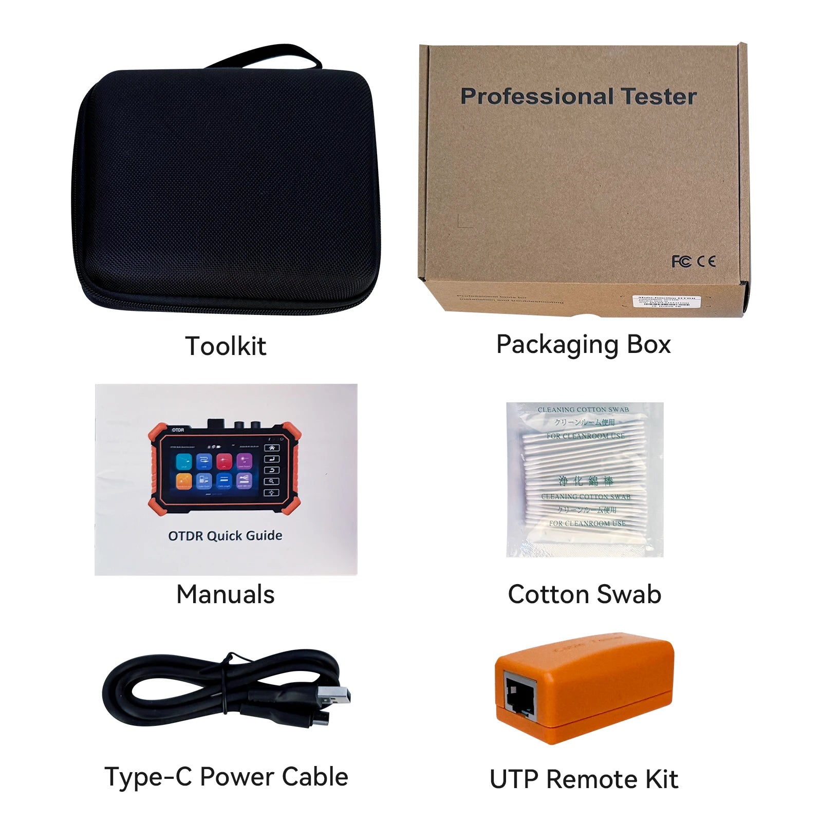 Multifunctionele Optische Fibertester – OTDR Tester – Glasvezel Meter – Kabel Tester – Ethernet Tester – 12-in-1 Functie – Event Map Foutlokalisatie - QUORE