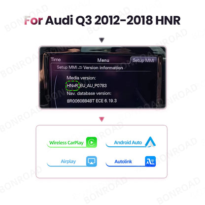Draadloze CarPlay Adapter – Android Auto Interface – Mirror Link – AirPlay – Bluetooth – Geschikt Voor Audi A1 Q3 2012-2018 – Plug & Play Installatie – Handsfree Verbinding