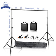 SH Background Stand Support System Photography Studio Backdrop Kit Holder with Carry Bag for Muslins Backdrops,Paper and Canvas