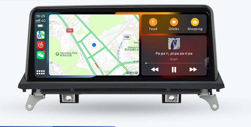 Car Multimedia Speler – Auto Radio – Navigatiesysteem – Infotainment Systeem – DAB Speler – 10,25 Inch HD Touchscreen – Draadloze CarPlay & Android Auto - QUORE