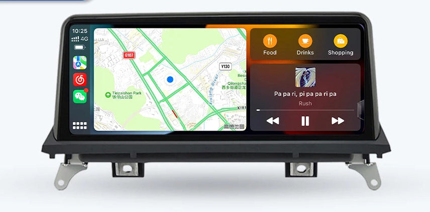 Autoradio – Multimedia Speler – Auto Entertainment – Touchscreen Radio – Inbouw Navigatie – 10,25 Inch Scherm – Wireless CarPlay & Android Auto - QUORE