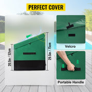 VEVOR Buitenopslagbox - 100 Gallon Waterdichte Patio Deck Box van PE Zeildoek - Tuinopslag en Meubelen - Ideaal voor Buitenruimte - QUORE