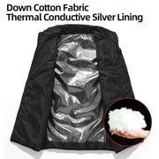 Heating Jacket - Heated Bodywarmer - Heated Clothing - USB Electric Self-Heating Vest - Unisex Heated Jacket - Electric Heated Jacket - 21 Areas Heated - Size XXL - Black