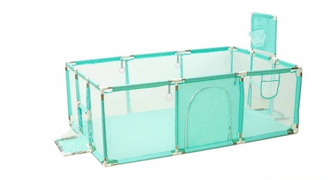 Playpen - Playpen - Baby Playpen - 235x129x107cm - Mint Green