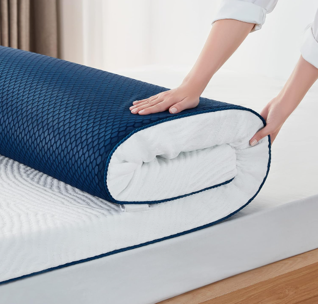 Matrastopper – Topmatras – Matrasverbeteraar – Gelmatras – 160 x 200 cm – Gel Memory Foam – Wasbare Ademend Tencel Hoes - QUORE