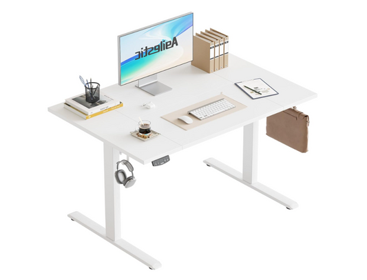 Elektrisch Zit-Sta Bureau – Verstelbaar Bureau – Hoogte Verstelbaar Bureau – Computertafel – Gaming Bureau – 120x80 cm – Geheugenfunctie – Antikollisionstechnologie