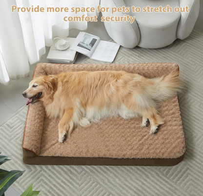 Hondenbed groot – Hondenmand groot – Hondenkussen groot – Hondenmat groot – Orthopedisch hondenbed – Waterdicht – Afneembare wasbare hoes