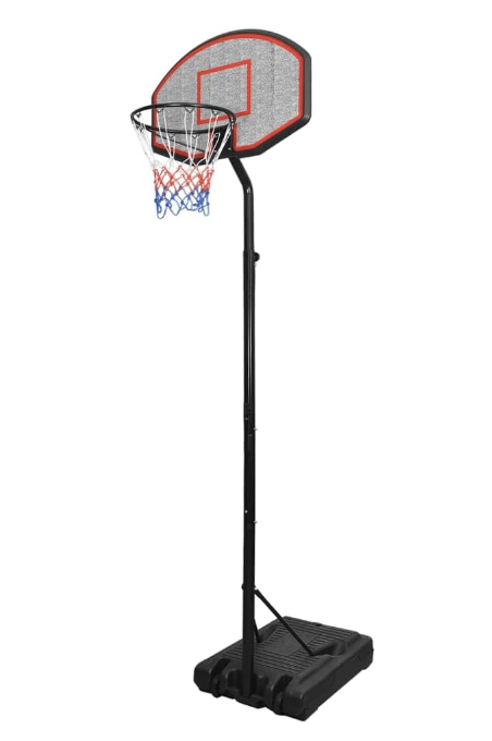 Basketbalpaal – Basketbalstandaard – Basketbalpaal Verrijdbaar – Basketbalring – Basketbalring Standaard – Verstelbaar 282-352 cm – Duurzaam Polyethyleen – Stevige Vulbare Basis Met Wieltjes