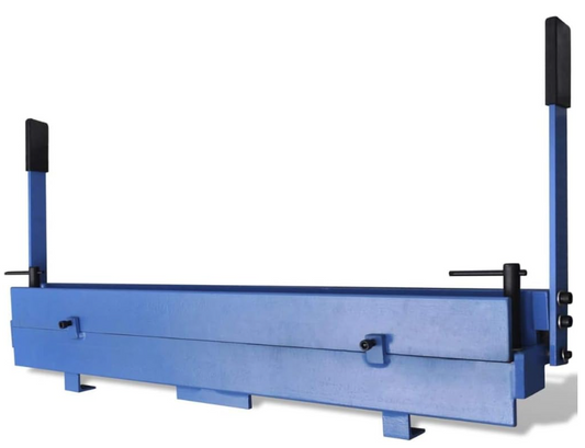 Plooimachine – Metaalvouwmachine – Vouwmachine – Kantbank – Vouwpers – 930 mm Werkbreedte – Gietijzeren Frame – Poedercoating Tegen Roest