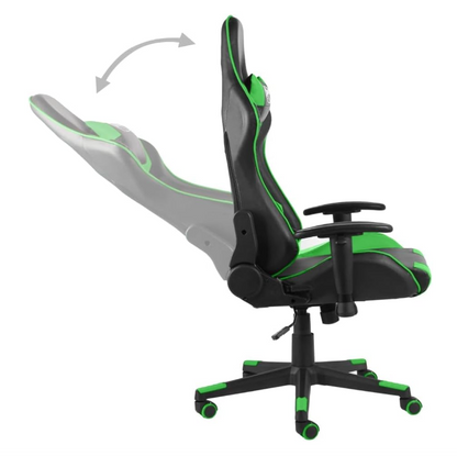 Gamingstoel – Bureaustoel – Gamestoel – Draaistoel – Werkstoel – Groen – Verstelbare Hoogte – Ergonomisch Comfort