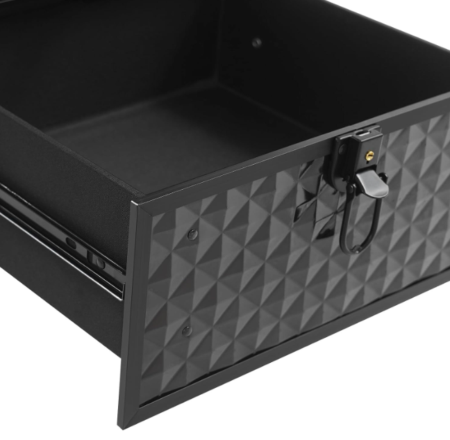 Make-Upkoffer – Make-Up Trolley – Beautycase – Cosmetica Koffer – Visagiekoffer – Aluminium – Uitklapbaar Met Slot En 4 Wieltjes