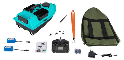 Voerboot – Lokboot – Voerboot Met Afstandsbediening – Voederschip – Karpervoerboot – Blauw – 52W Dubbele Motor – 600m Bereik Met GPS
