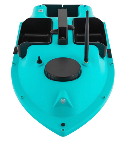 Voerboot – Lokboot – Voerboot Met Afstandsbediening – Voederschip – Karpervoerboot – Blauw – 52W Dubbele Motor – 600m Bereik Met GPS