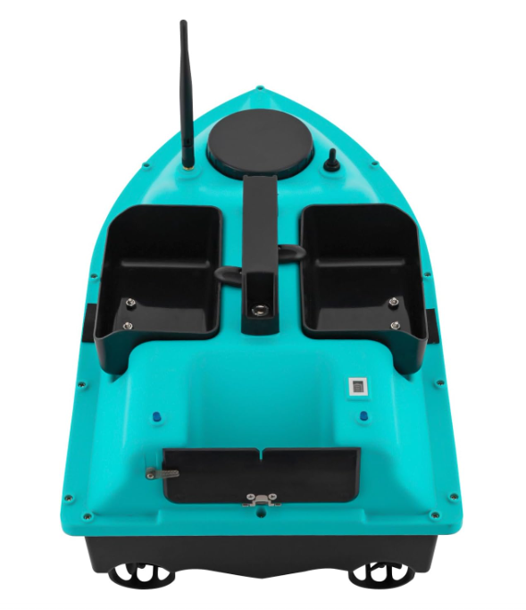 Voerboot – Lokboot – Voerboot Met Afstandsbediening – Voederschip – Karpervoerboot – Blauw – 52W Dubbele Motor – 600m Bereik Met GPS