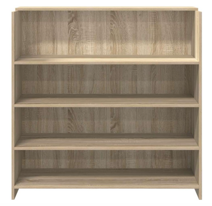 Balie – Receptiebalie – Baliesysteem – Balietafel – Baliekast – Sonoma Eiken – Hout – 100x50x103,5 cm – Stevig En Duurzaam – Ruime Opbergruimte