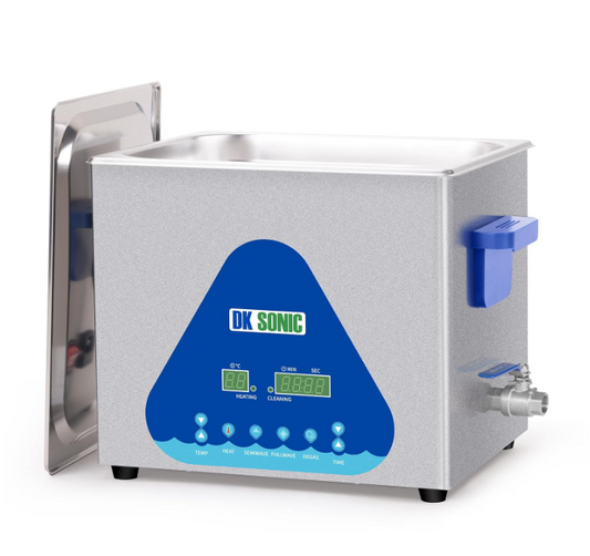Ultrasone Reinigingsmachine – Ultrasoon Reiniger – Sieradenreiniger – Brillenwasser – Digitale Cleaner – 10 Liter Inhoud – Instelbare Temperatuur & Tijd
