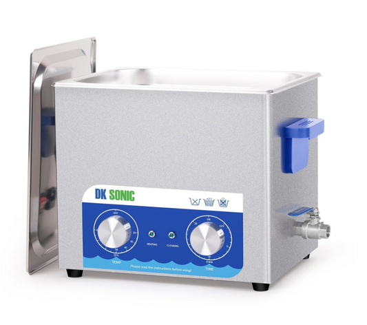 Ultrasone Tafelreiniger – Ultrasone Reiniger – Tafel Ultrasoon Cleaner – Ultrasoon Reinigingsapparaat – Ultrasoon Reinigingsmachine – 10 Liter Roestvrij Staal – Instelbare Timer & Verwarmingsfunctie