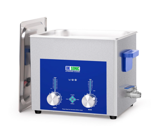 Ultrasoonreiniger – Ultrasoonwasmachine – Ultrasoon Machine – Ultrasoon Reinigingsapparaat – 10 Liter Inhoud – RVS Tank – 240W Ultrasoonvermogen – Verwarming Tot 80°C