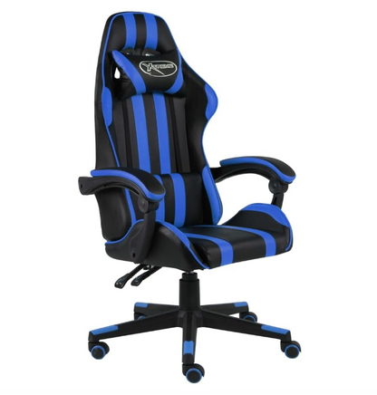 Ergonomische Bureaustoel – Gaming Stoel – Office Chair – Zwarte Bureaustoel – Kunstleer Stoel – Verstelbare Zithoogte – 360 Graden Draaibaar