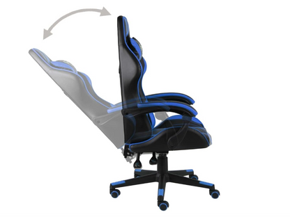 Ergonomische Bureaustoel – Gaming Stoel – Office Chair – Zwarte Bureaustoel – Kunstleer Stoel – Verstelbare Zithoogte – 360 Graden Draaibaar
