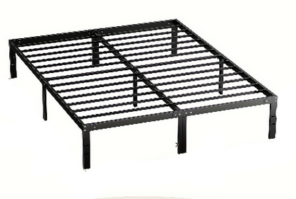 Stalen Bedframe – Metaal Bed – Bedbodem – Lattenbodem – Frame Bed – 150 x 200 cm – Stevig Stalen Frame – Anti-slip Matrashouder