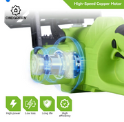 Elektrische Kettingzaag - Accu Kettingzaag - 6000W - 18V - 20000rpm- Tuinboom snoeigereedschap - 15m/s - 12 Inch - 2 Batterij - Snijbreedte 60cm - QUORE