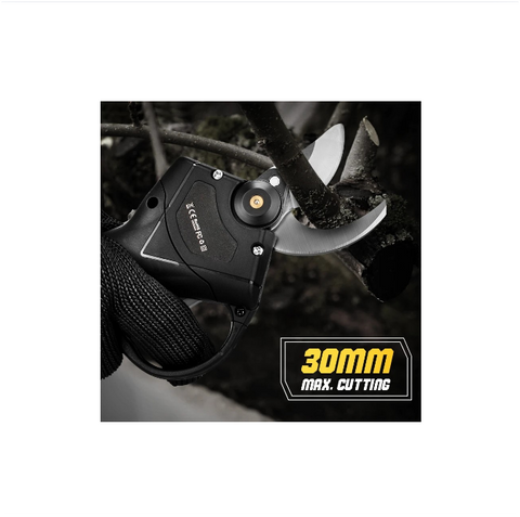 Elektrische Snoeischaar - Snoeischaar - Accu snoeischaar - Schaar Elektrisch -Cordless Pruning Shears - 2 Batterijtype 1 - 500W - 9000mAH - Groen