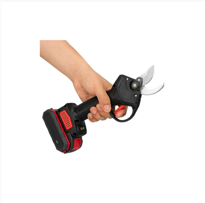 Elektrische Snoeischaar - snoeischaar - accu snoeischaar -   - schaar Elektrisch - Cordless Pruning Shears - 2 Batterijtype 2 - 500W - 9000mAH - Zwart - QUORE