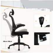 Ergonomische Bureaustoel met Hoofdsteun - Bureaustoelen voor Volwassenen - Office Chair - Gamestoel - Kantoorstoel - Volledig Verstelbaar - Incl. 3D-verstelbare Armleuningen & Verstelbare Lendensteun