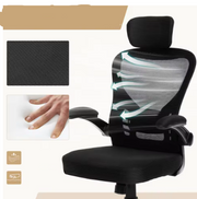 Ergonomische Bureaustoel met Hoofdsteun - Bureaustoelen voor Volwassenen - Office Chair - Gamestoel - Kantoorstoel - Volledig Verstelbaar - Incl. 3D-verstelbare Armleuningen & Verstelbare Lendensteun