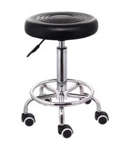 Hydraulische Zadel Kruk - Zwart - Zadelkruk op wielen - Ergonomisch - In hoogte verstelbaar - Kapper - Schoonheidssalon - Tattoo - Kantoor