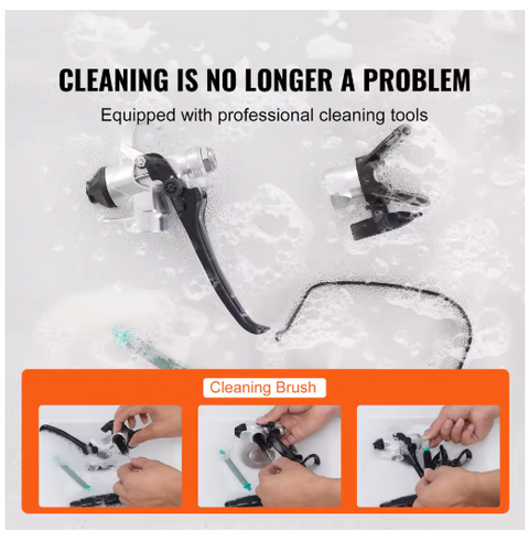 Draagbaar - Professionele Airless Verfspuit - Met Wielen - Met Kar - 950W - 3000psi