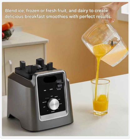Blender - 2200W - Foodprocessor - Krachtige Keukenblender - 6 Automatische Programma’s - 2L BPA-vrije Kan - Voor Smoothies - Soepen - IJshakken -