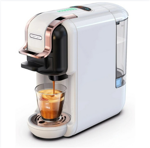 Coffee Machine - Nespresso Koffiemachine - Espresso - Koffiezetapparaat  - Ijskoffie - 5 in 1 - Wit