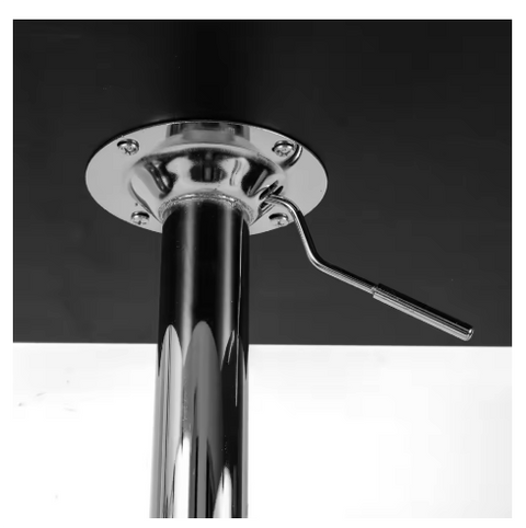 Statafel - Bartafel Keuken - Staantafel - Partytafel - Barmeubel - Voor Binnen & Buiten - 60x60x45 Cm - Zwart