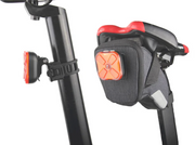 Fietslamp - Fietslicht - Fietsachterlicht - Krachtig Fietsachterlicht - Fietsaccessoires - Oplaadbaar - 50 Lm - Zadelmontage - IPX6 Waterbestendig - Zwart