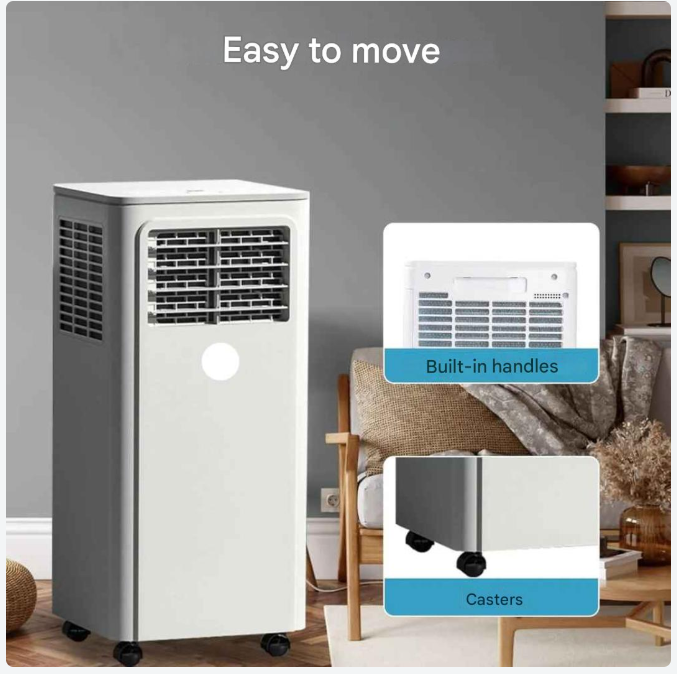 Mobiele Airconditioner – Mobiele Airco – Airco Unit – Koelapparaat – Koelt Ruimtes Tot 18 m² – 3-in-1 Functie – Timer Met Afstandsbediening