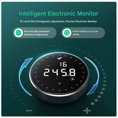 Roeimachine – Roeitrainer – Fitnessapparaat – Roeier – Magnetische Weerstand – 16 Verstelbare Niveaus – Ergonomisch Design - QUORE