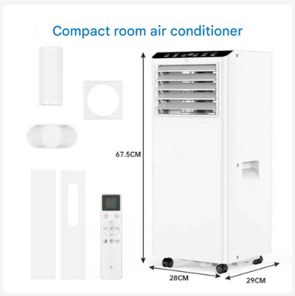Mobiele Airconditioner – Mobiele Airco – Verkoeler – Ontvochtiger – Ventilator – 9000 BTU – R290 Koelmiddel - QUORE