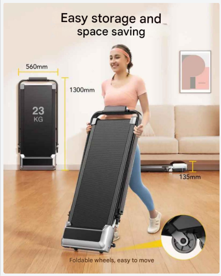 Loopband – Looptrainer – Fitnessapparaat – Hardloopband – Wandelband – Inklapbaar Ontwerp – 2,5 HP Motor - QUORE