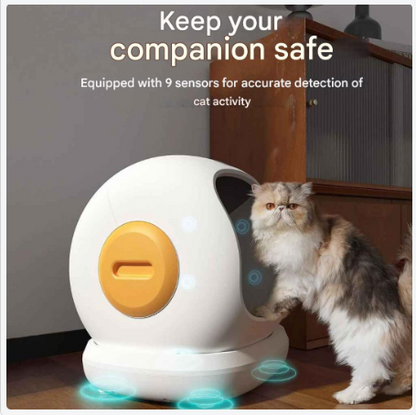 Slimme Zelfreinigende Kattenbak – Automatische Kattenbak – Zelfreinigende Bak – Grote Kattenbak – 75 Liter Inhoud – Dubbel Filtersysteem