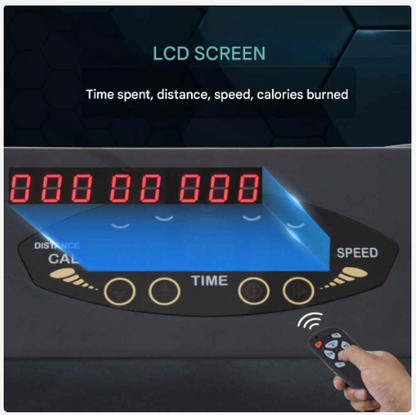 Wandelband – Loopband – Thuisgym – Fitnessapparaat – Instelbare Snelheid 1-6 Km/u – Inklapbaar Ontwerp